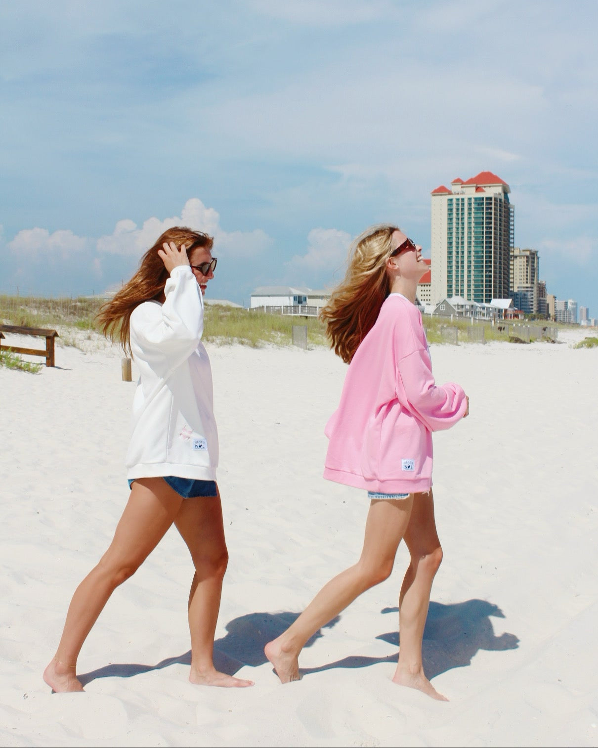 BIKINI PALM TREE CREWNECK